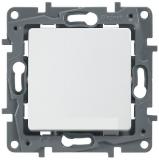  - Legrand Etika Бел Выключатель 1-клавишный 10А, винт. клем. 672201