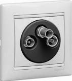  - Legrand Valena Бел Розетка TV-FM-SAT оконечная 5-2400 МГц 10 дБ (774436)