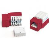  - Hyperline KJNE-8P8C-C6-90-RD