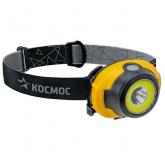  - Фонарь налобный 3Вт COB LED 3 режима работы питание 3хAAA КОСМОС KocH103COBLED