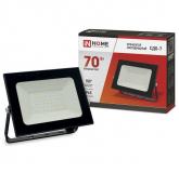  - Прожектор светодиодный СДО-7 70Вт 230В 6500К IP65 черн. IN HOME 4690612034645
