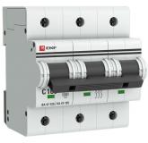  - Выключатель автоматический модульный 3п C 100А 15кА ВА 47-125 PROxima EKF mcb47125-3-100C