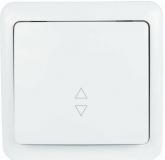  - Выключатель проходной 1-кл. 1п ОП Viola 10А IP20 бел. LEZARD 751-0200-105