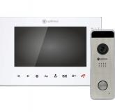  - Комплект видеодомофона Optimus VMH-7.1 (w) + DSH-1080 (сереб.)_v.1
