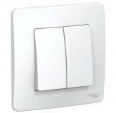  - Выключатель 2-кл. СП Blanca 6А IP20 (сх. 5) 250В бел. SE BLNVS006501