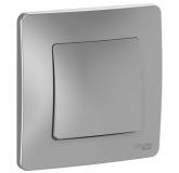  - Выключатель 1-кл. СП Blanca 10А IP20 (сх. 1) 250В алюм. SE BLNVS010103