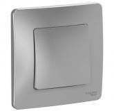  - Переключатель проходной 1-кл. СП Blanca 10А IP20 (сх. 6) 250В алюм. SE BLNVS010603