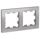  - Рамка 2-м AtlasDesign универс. алюм. SE ATN000302