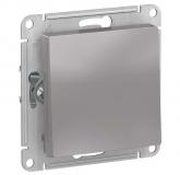  - Выключатель 1-кл. СП AtlasDesign 10А IP20 (сх. 1) 10AX механизм алюм. SE ATN000311