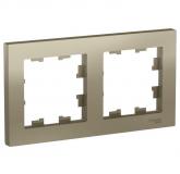  - Рамка 2-м AtlasDesign универс. шампань SE ATN000502