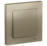  - Выключатель 1-кл. СП AtlasDesign 10А IP20 (сх. 1) 10AX в сборе шампань SE ATN000512