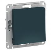 - Выключатель 1-кл. СП AtlasDesign 10А IP20 (сх. 1) 10AX механизм изумруд SE ATN000811