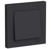  - Выключатель 1-кл. СП AtlasDesign 10А IP20 (сх. 1) 10AX в сборе карбон SE ATN001012