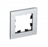  - Рамка 1-м AtlasDesign Nature метал. серебр. SE ATN312101