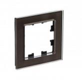  - Рамка 1-м AtlasDesign Nature стекло мокко SE ATN320601