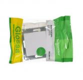  - Кнопка нажимная 1-кл. СП Glossa 10А IP20 (сх. 1) 10AX механизм бел. SE GSL000115