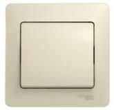  - Выключатель 1-кл. СП Glossa 10А IP20 (сх. 1) 10AX в сборе беж. SE GSL000212