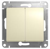  - Выключатель 2-кл. СП Glossa 10А IP20 (сх. 5) 10AX механизм беж. SE GSL000251