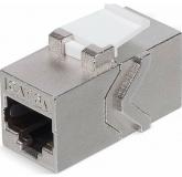  - Адаптер проходной формата Keystone, Jack RJ-45(8P8C), FTP, CAT 6a REXANT PRO (02-0110)
